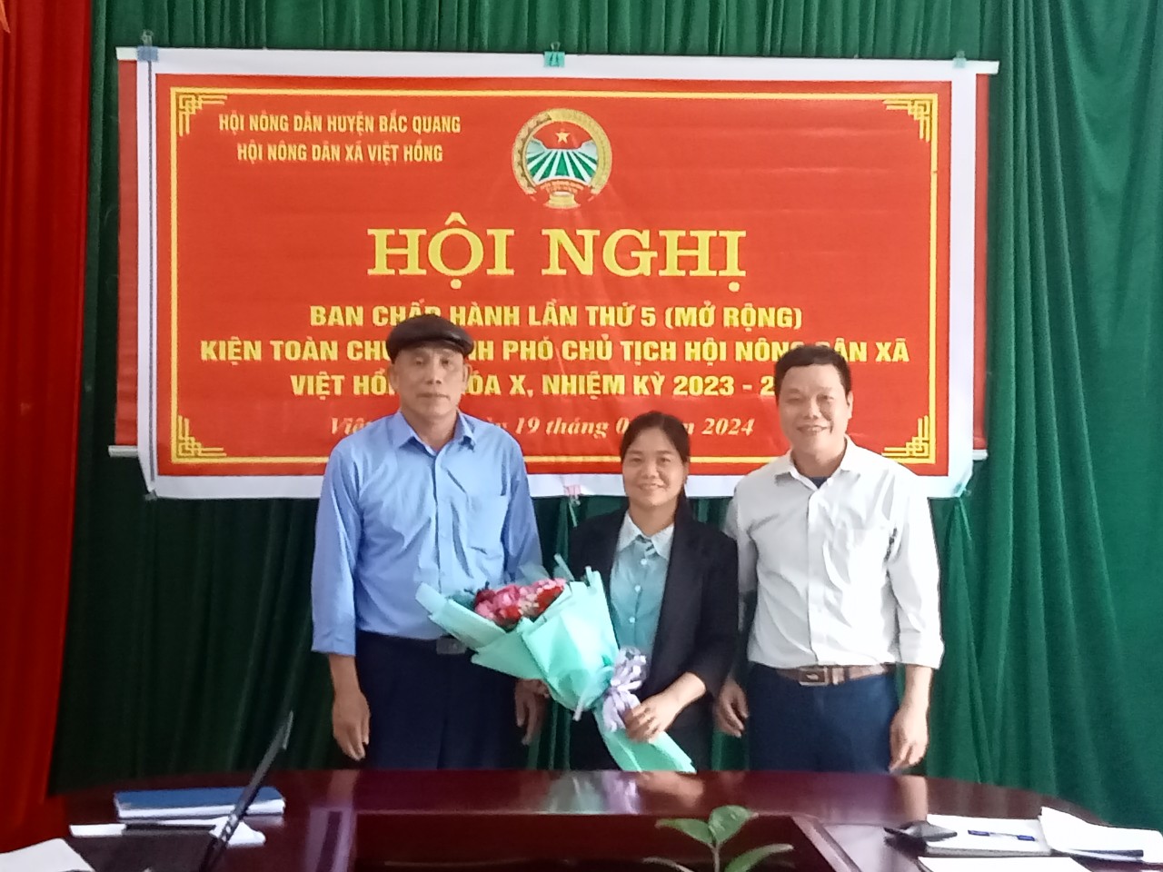 Hội Nông dân xã Việt Hồng tổ chức Hội nghị Ban Chấp hành lần thứ 5 ( Mở rộng)