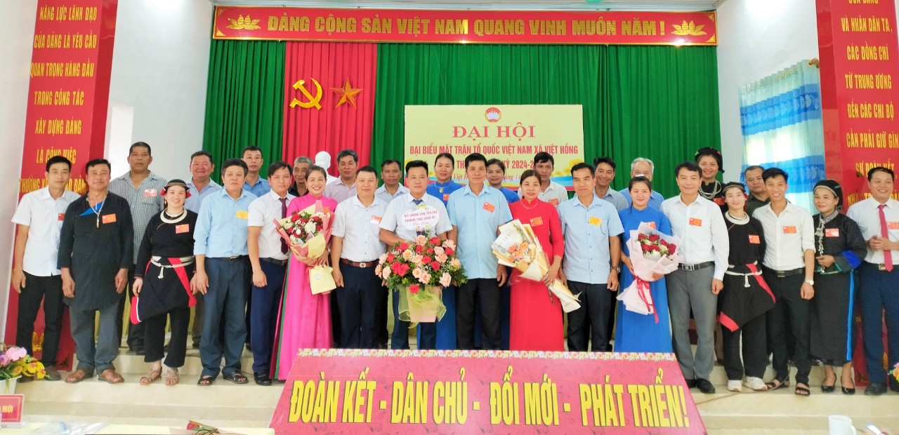 Đại hội Ủy ban MTTQ xã Việt Hồng lần thứ X, nhiệm kỳ 2024-2029