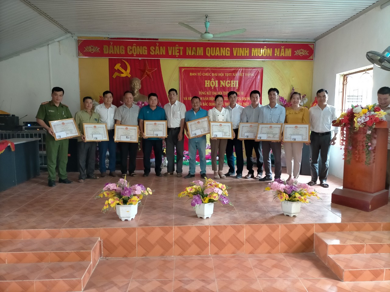 Hội nghị tổng kết, rút kinh nghiệm công tác tổ chức Đại hội TDTT và vinh danh VĐV xuất sắc tại Đại hội huyện Bắc Quang  lần thứ VIII, năm 2022